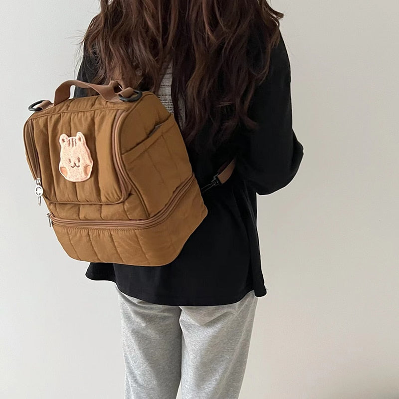 Insulated Double Level Cooler Lunch Bag