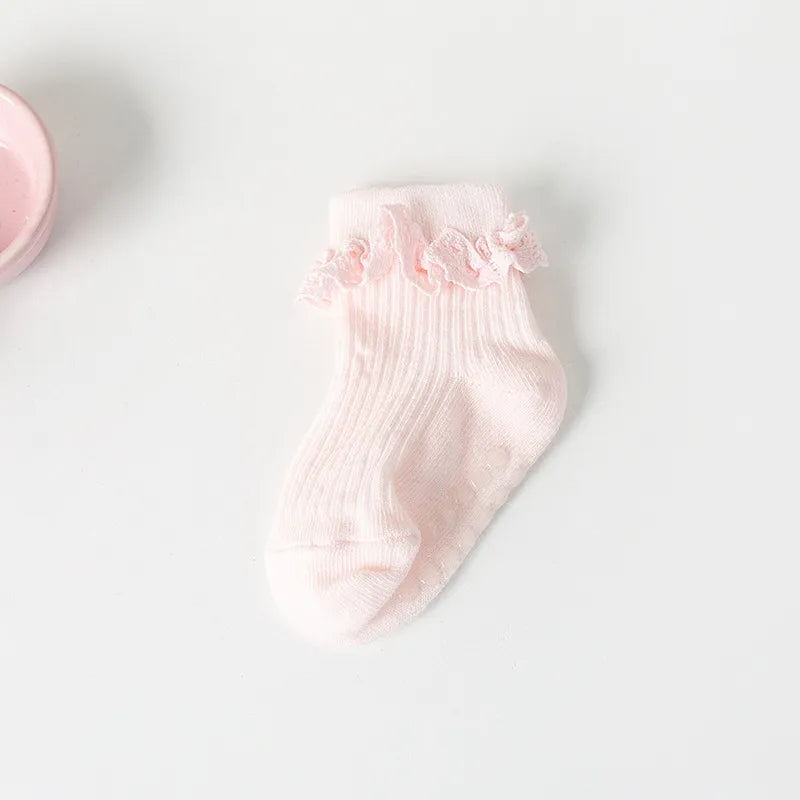 Non Slip Frill Socks