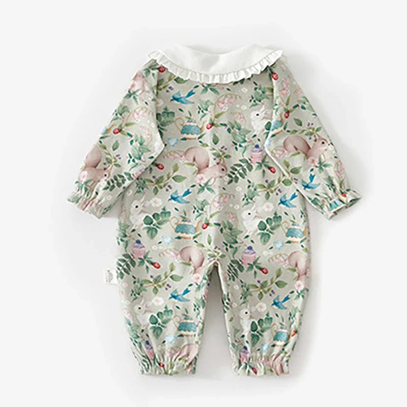 Animal Patch Collar Jumpsuit