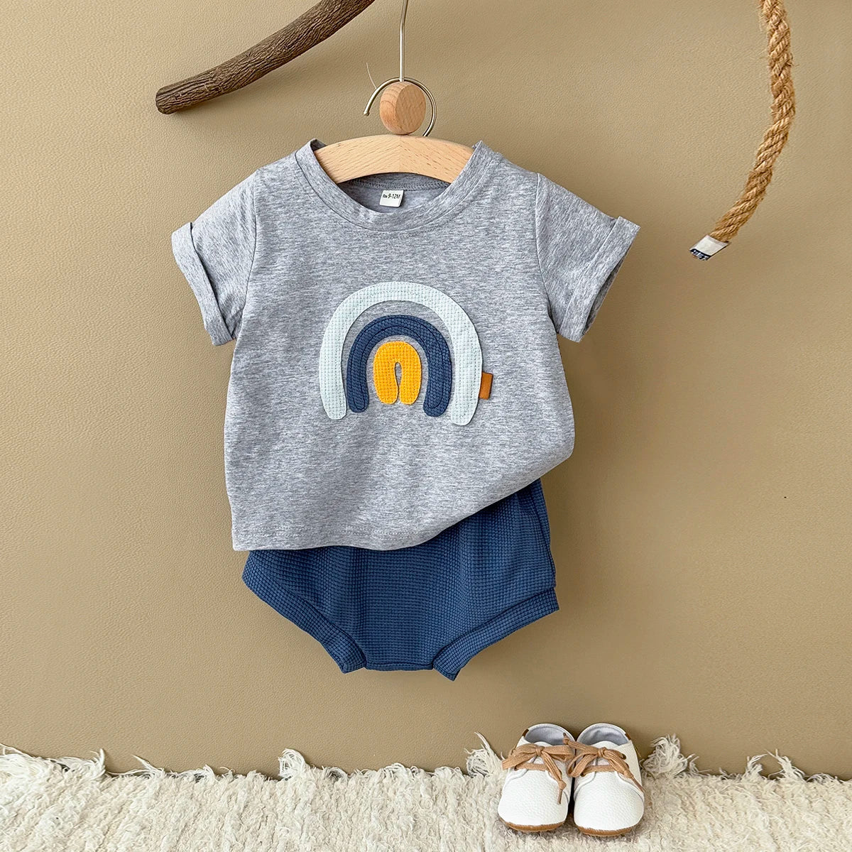 Rainbow T-shirt Short Set