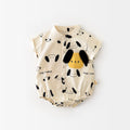 Yellow Puppy Dog Romper
