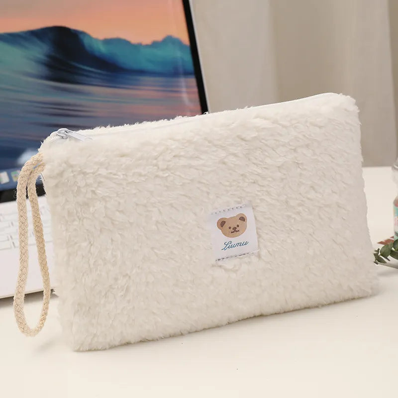 Cute Plush Travel Cosmetic Bag