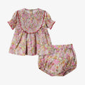 Pink Paisley Shorts Set