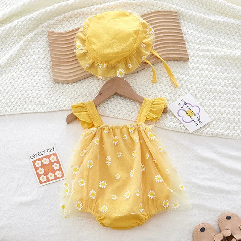 Miss Daisy Lace Romper Set