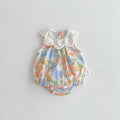 Tulip Petal Neck Romper