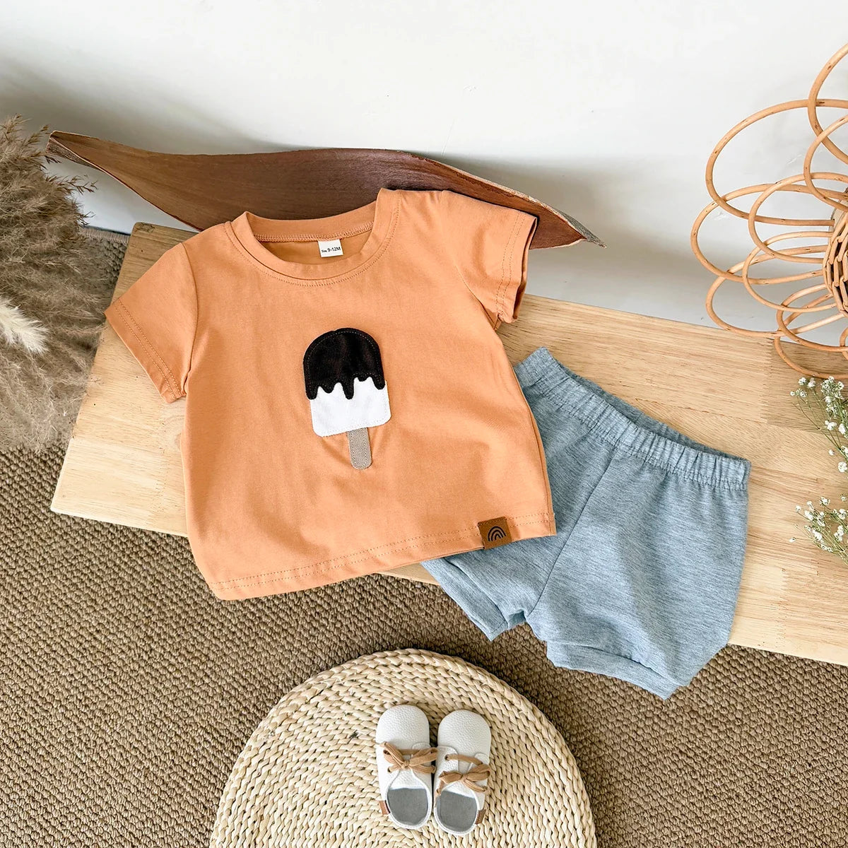 Popsicle Shorts Set