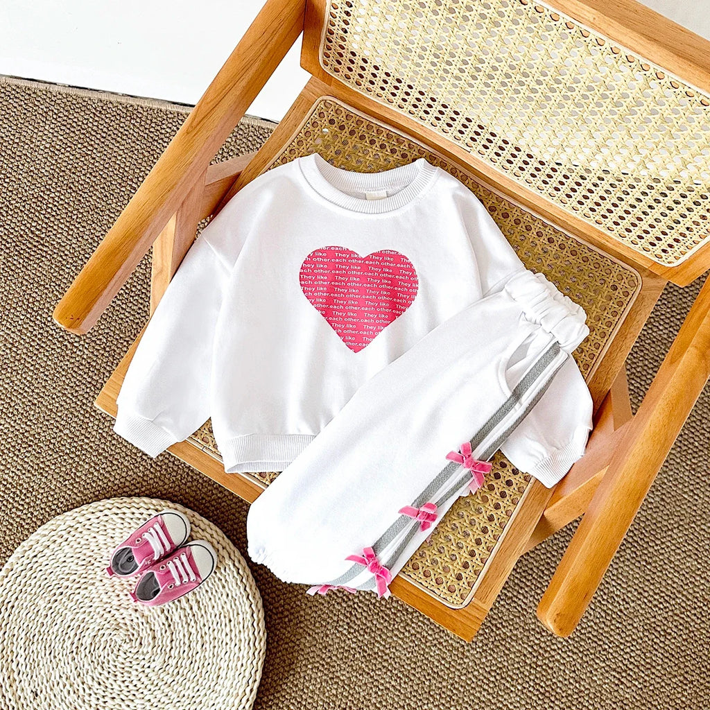 Love Sweatshirt Jogger Set