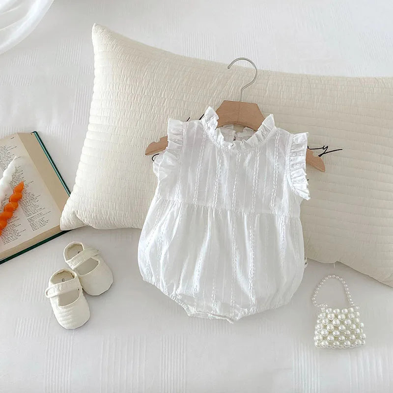 Ruffle Detail Princess Romper
