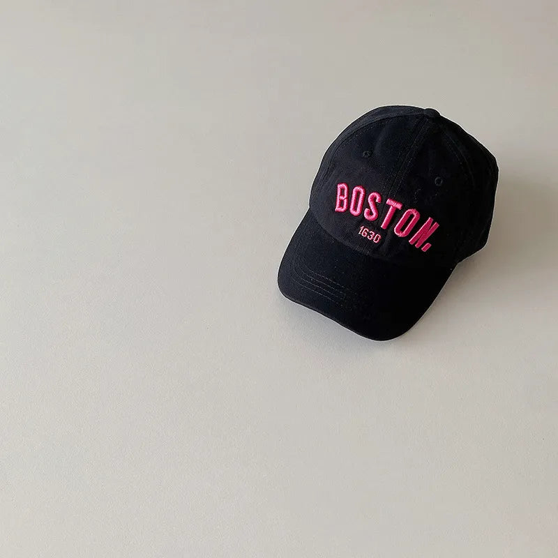 Boston Embroidered Baseball Cap