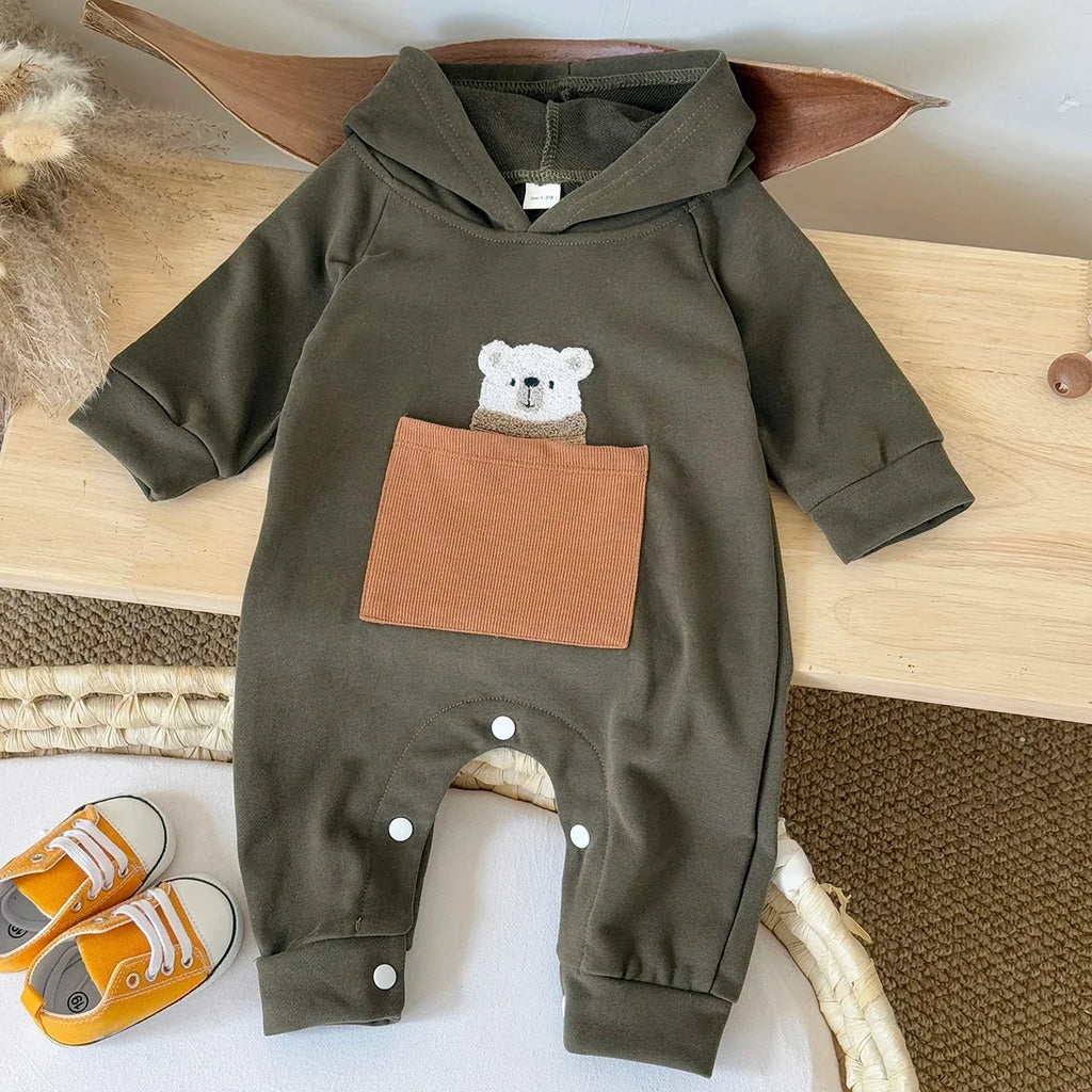 Bear Pocket Jumpsuit