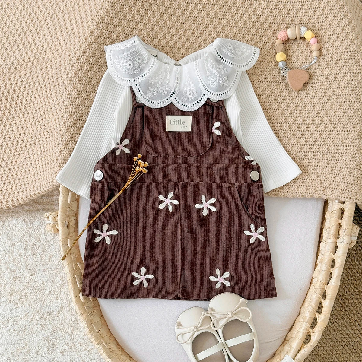 Little Star Suspender Dress