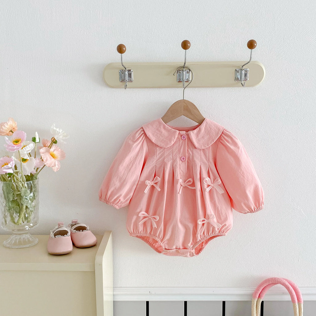 Pink Ribbon Romper