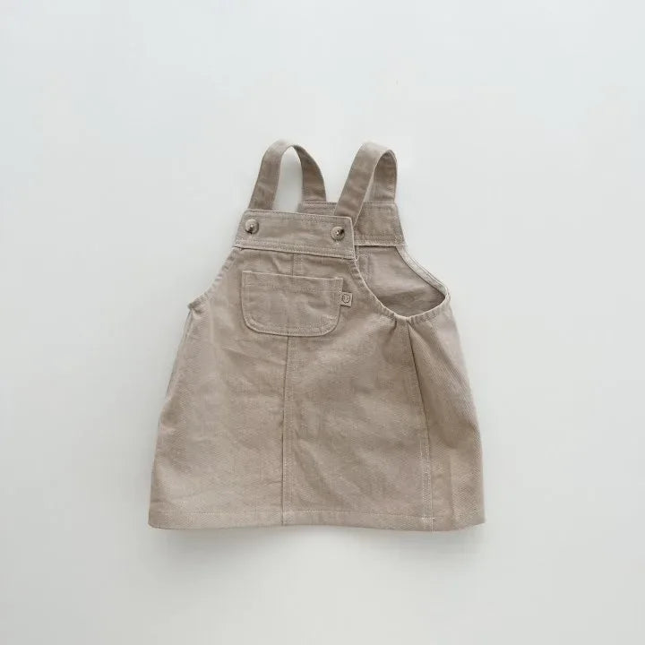 Denim Suspender Dress