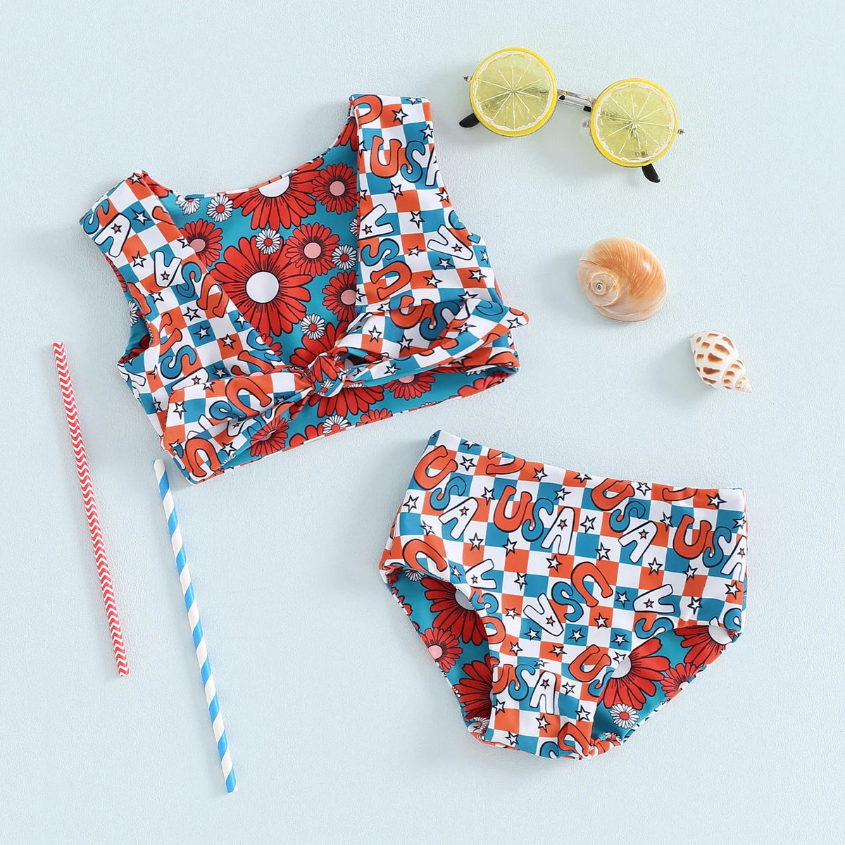 Reversible 2 Piece Swimsuit