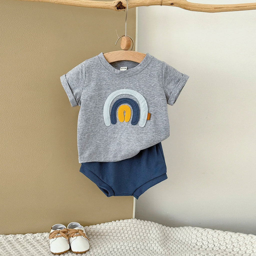 Rainbow T-shirt Short Set