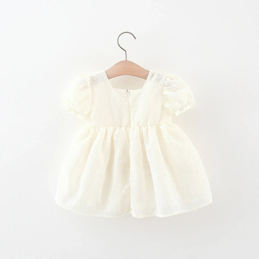 Tulip Solid Lace Dress