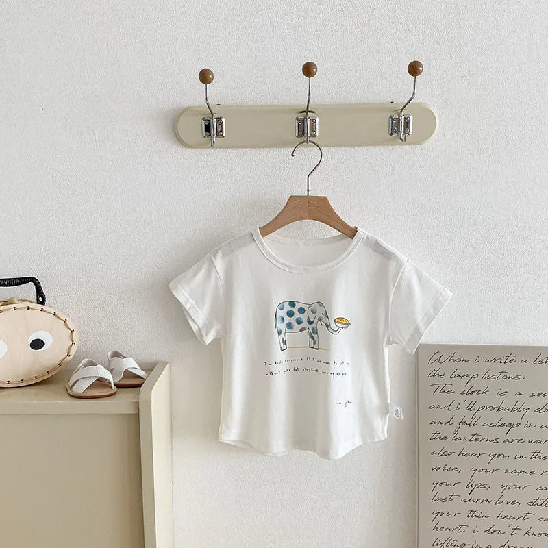 Cartoon Animal Boys T-Shirt