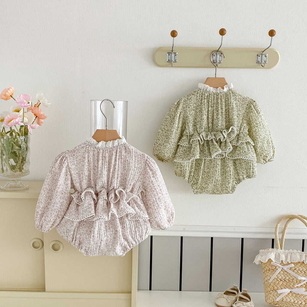 Double Layers Lace Romper