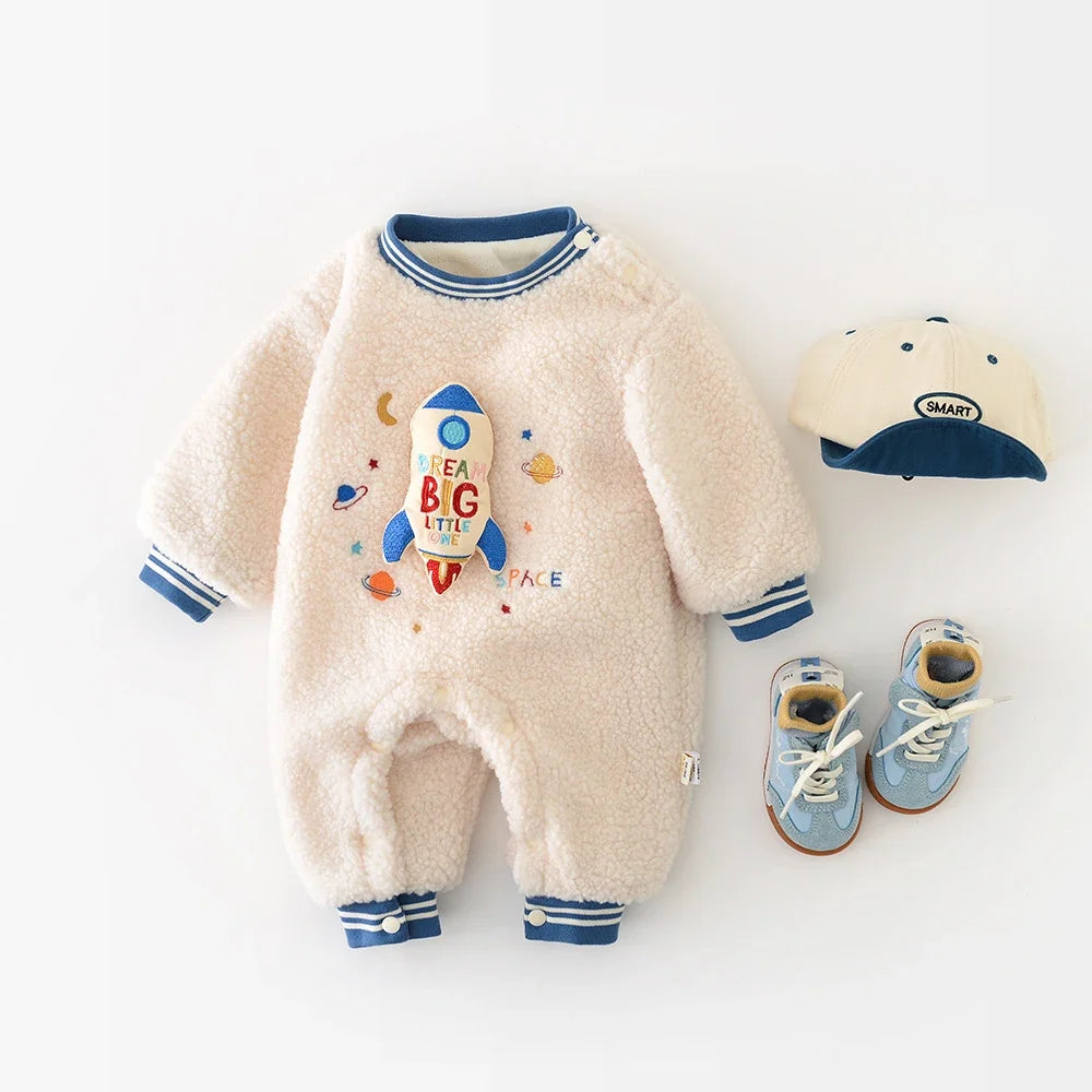 Plush Rocket Fleece Jumpsuit
