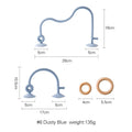 Montessori Wood Ring Soft Silicone Teether Toys