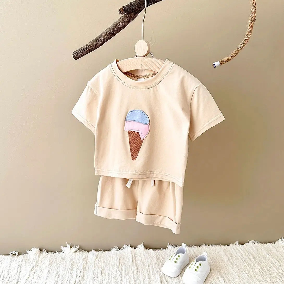 Ice Cream Cone T-shirt Set
