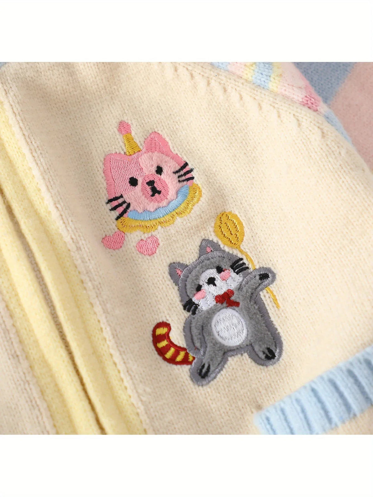 Cartoon Knitted Cardigan Jacket