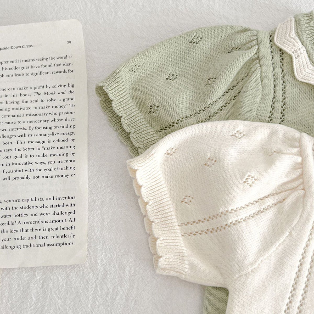 Ruffle Lace Collar Bloomer Set