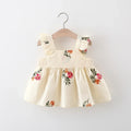 Floral Embroidered Sun Dress
