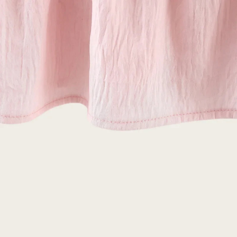 Pink Tulip Fly Sleeve Dress