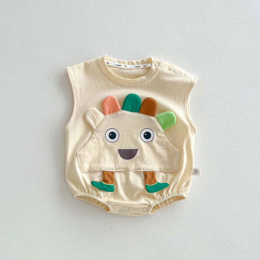 3D Animal Cartoon Romper