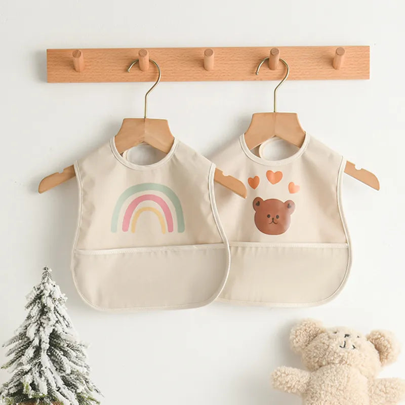 Cartoon Baby Feeding Bibs
