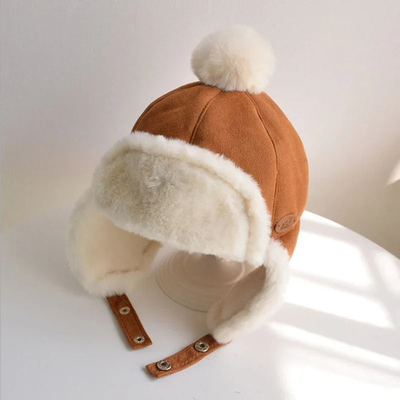 Kids Mongolian Winter Hat
