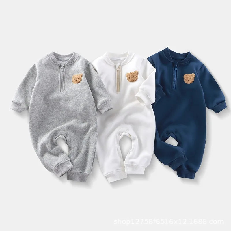 Solid Teddy Bear Onesie