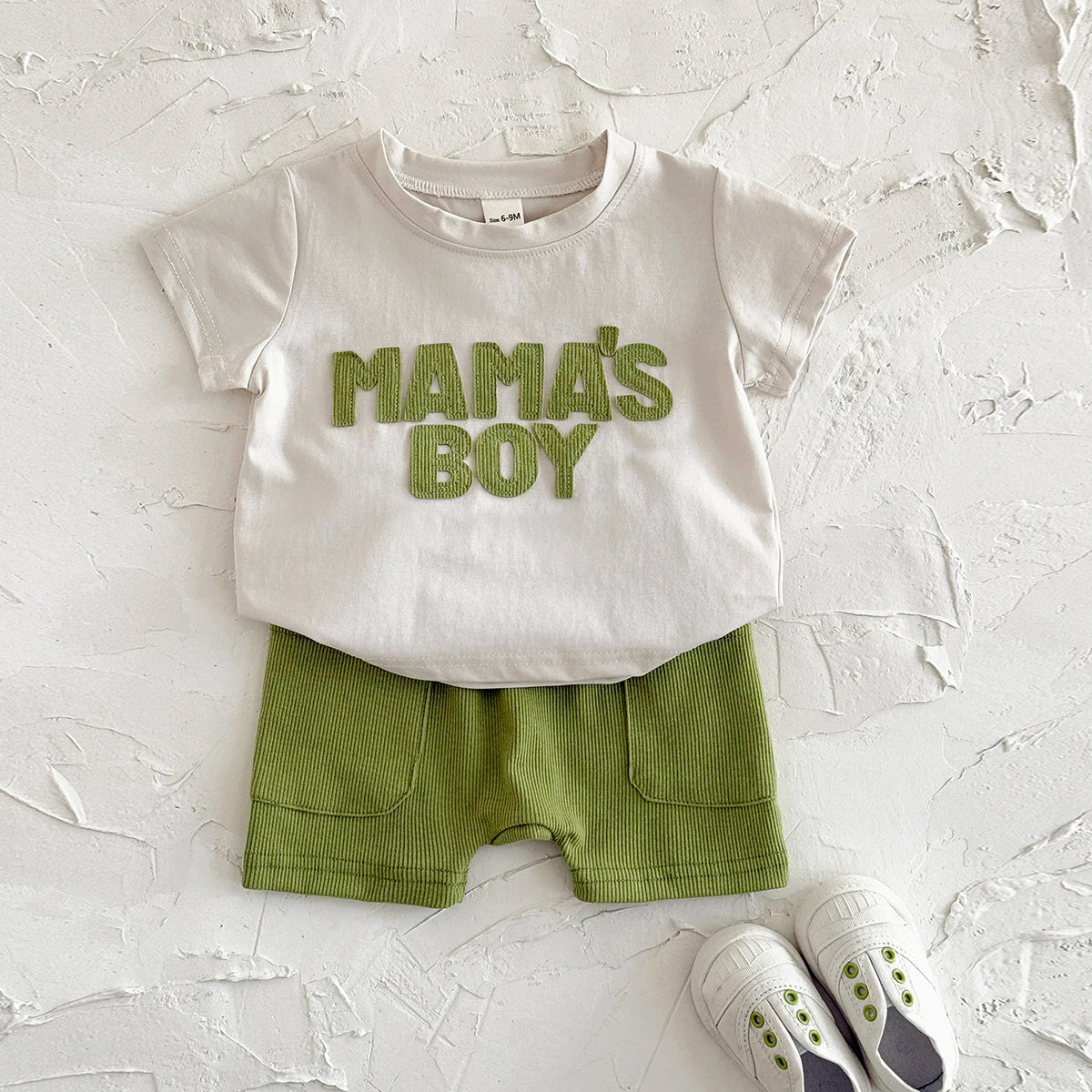 MAMA'S BOY Shorts Set