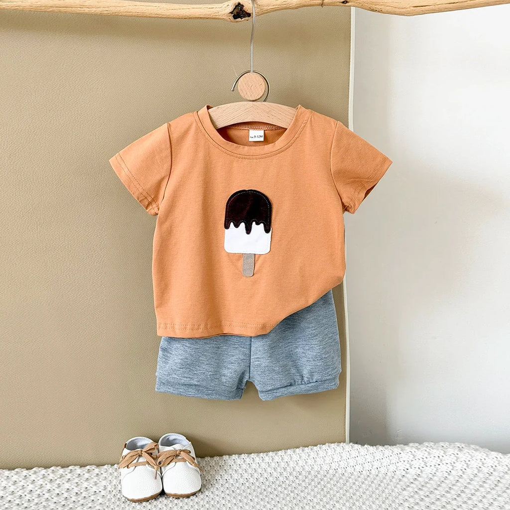 Popsicle Shorts Set