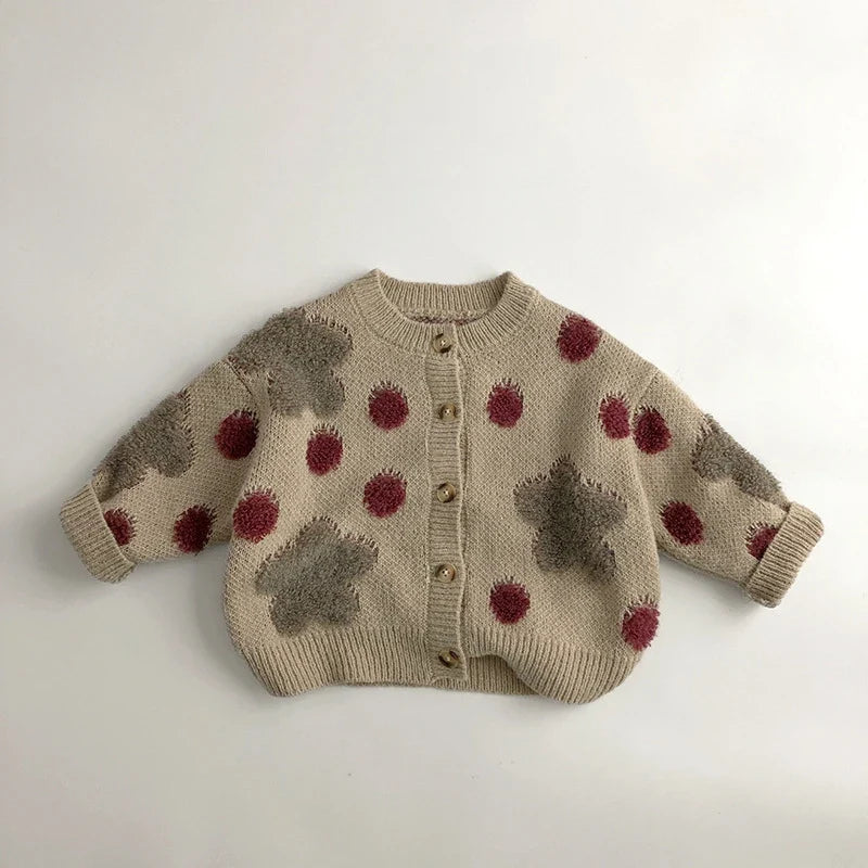 Strawberry Jacquard knitted Sweater