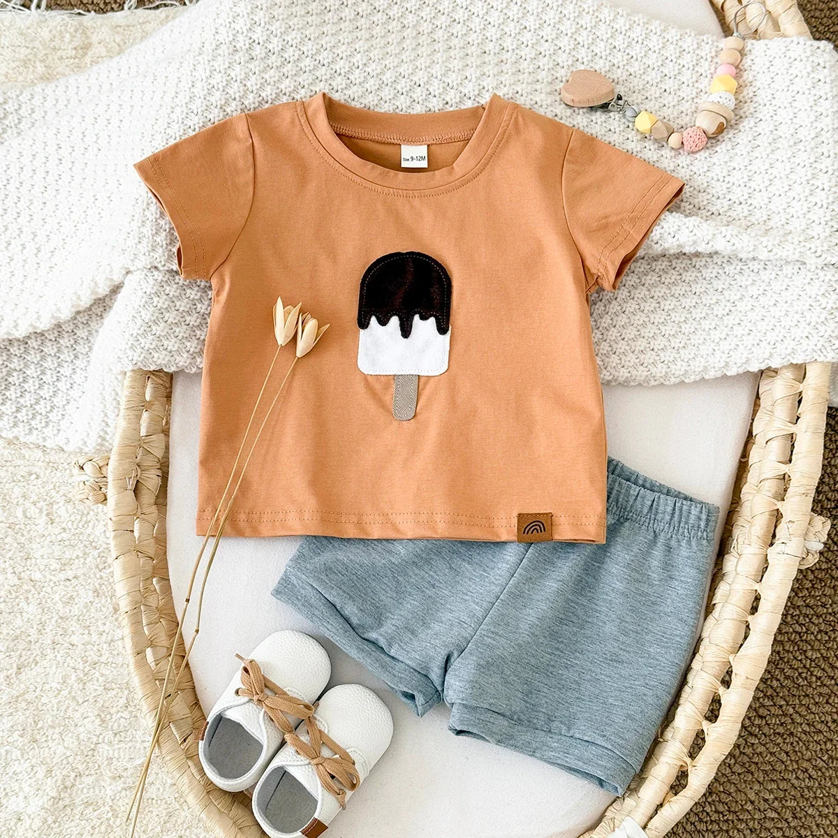 Popsicle Shorts Set