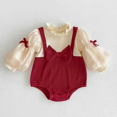 Newborn Christmas Fashion Rompers