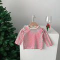 Long Sleeve Striped Top Tees