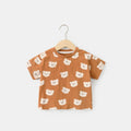 Cartoon Print Short Sleeve T-shirt