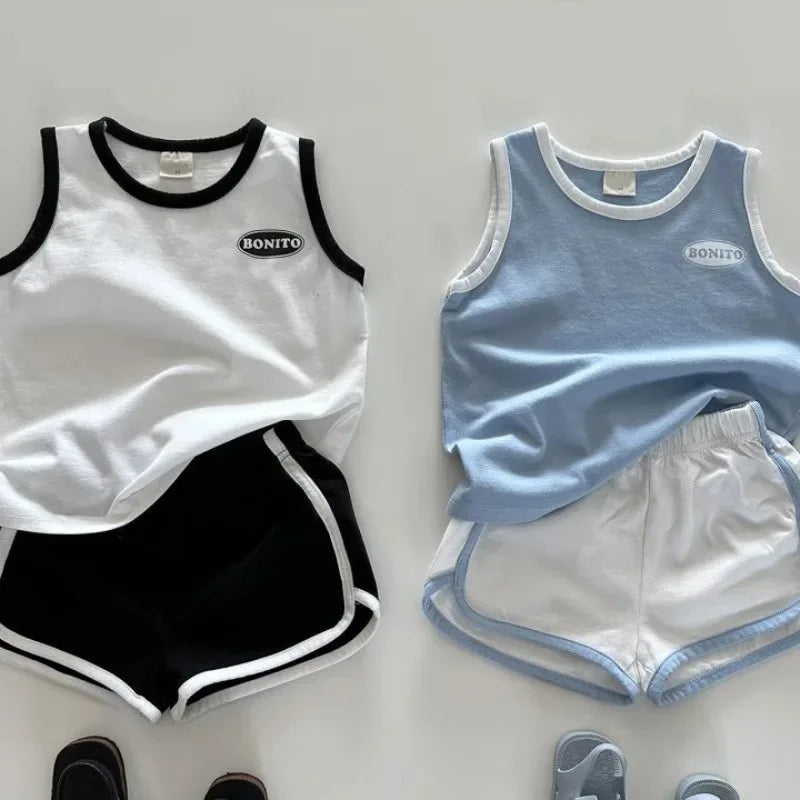 Cotton Bonito Tees & Shorts Set