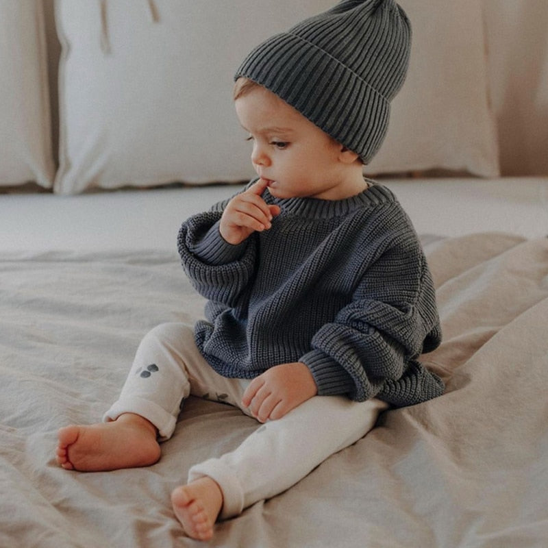 Knitted Round Neck Sweater