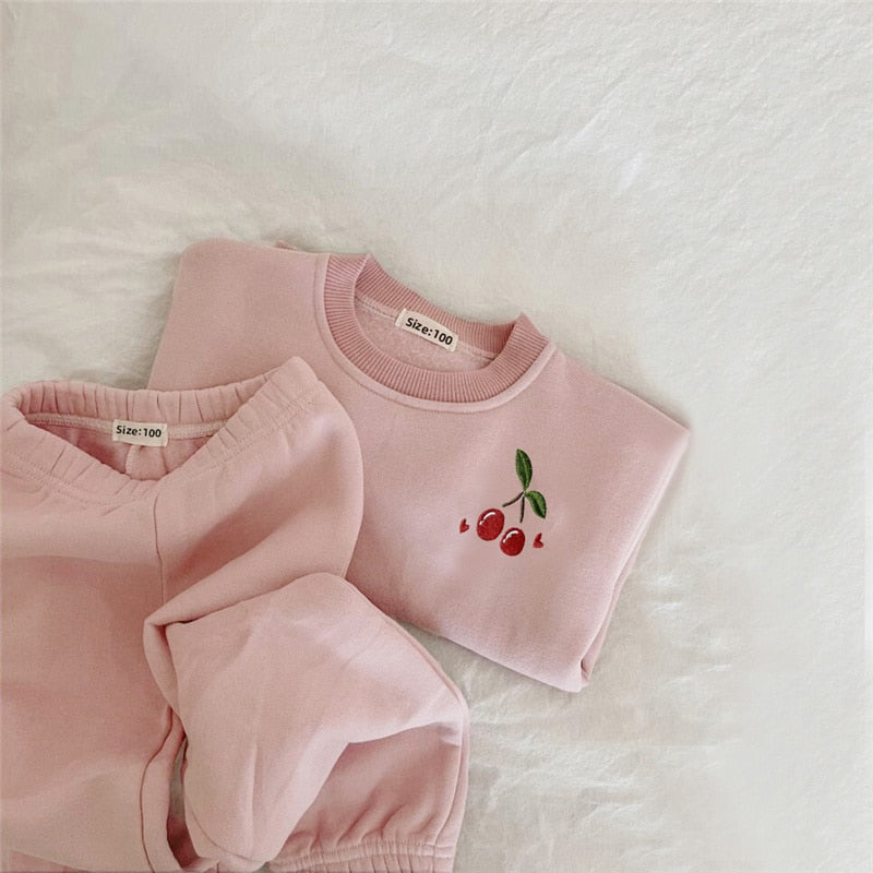 Embroidered Patch Jogger Set