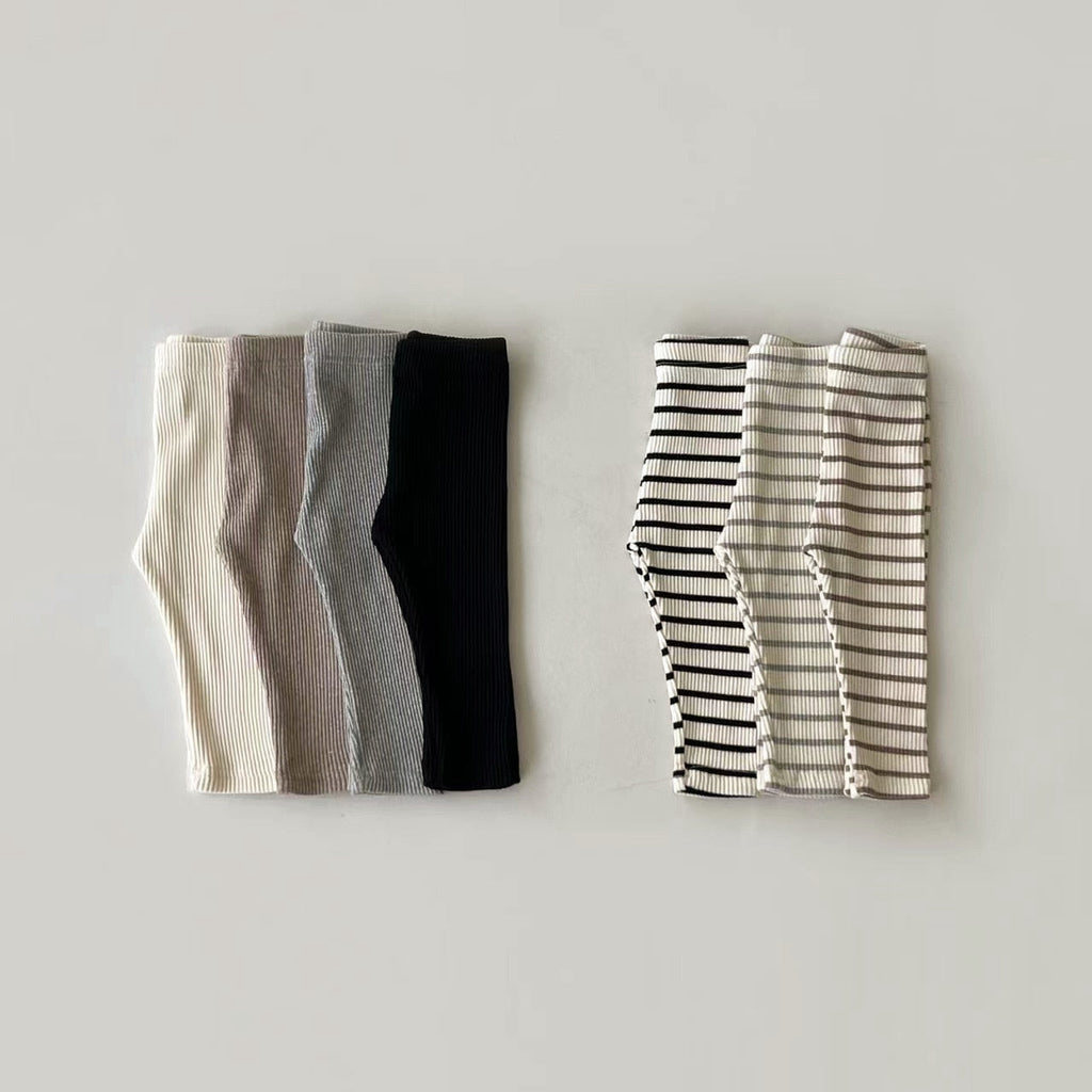 Girls Skinny Ribbed Pants