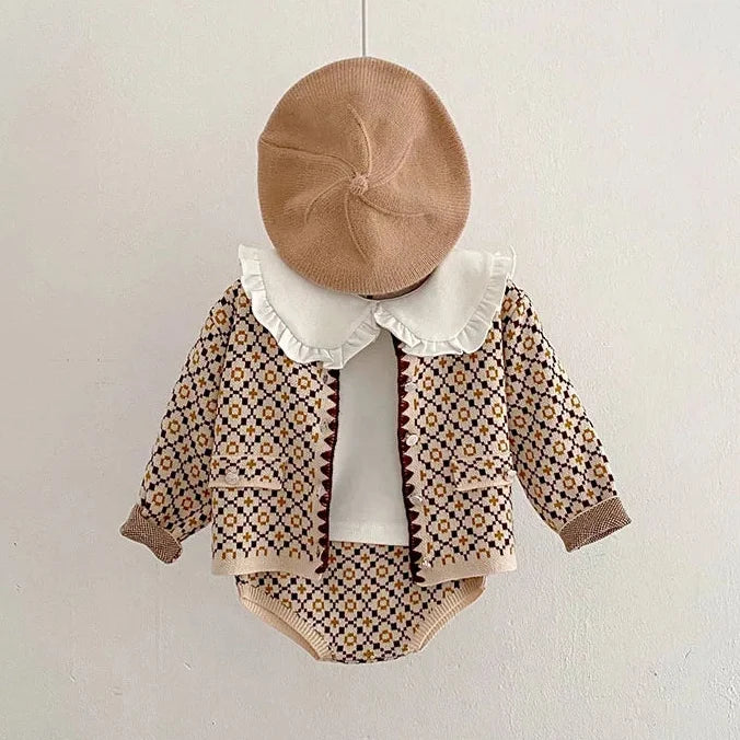 Knitted Cardigan Euro Outfit