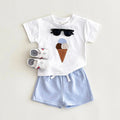 Waffle Cone Ice Cream Shorts Set