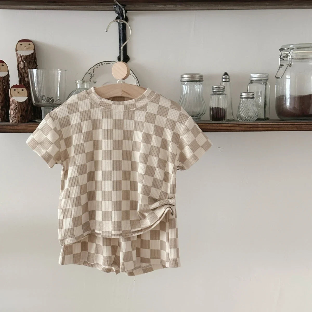 Checkered Shorts Play Set
