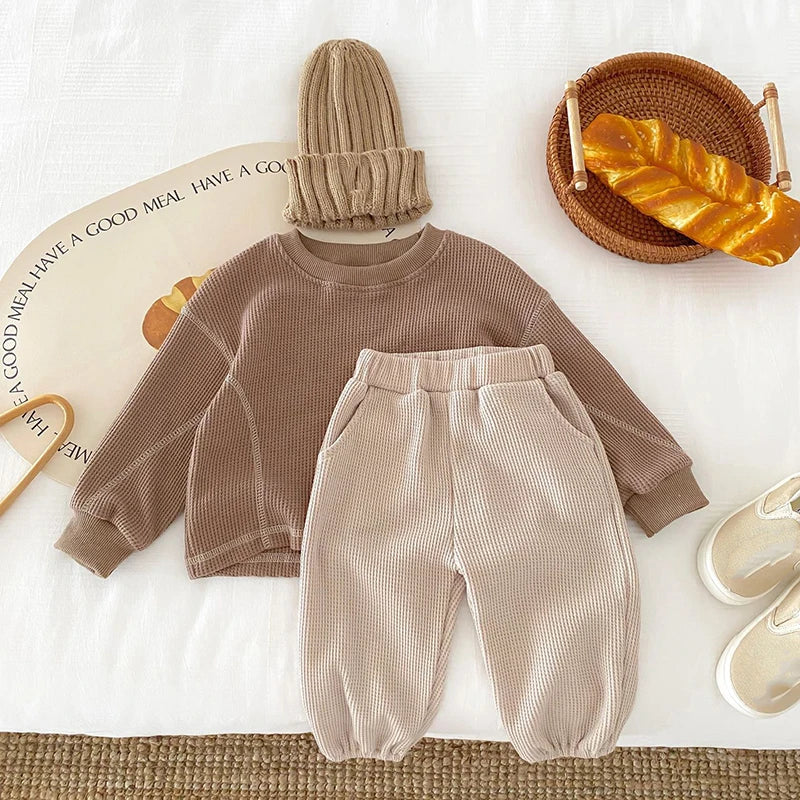Waffle Casual Sporty Set