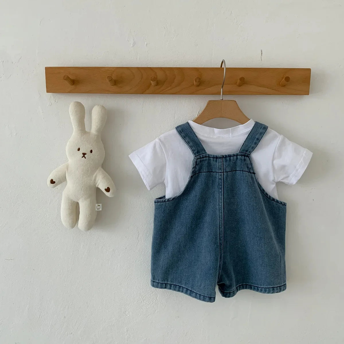 Pullover T-shirt Denim Set
