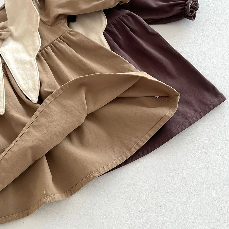 Charlie Collar Bow Tie Dress